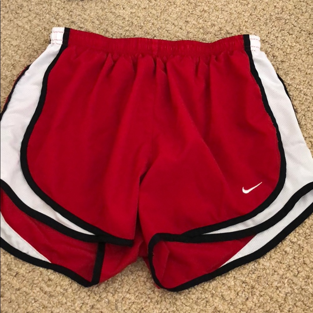 Nike Dri fit shorts red